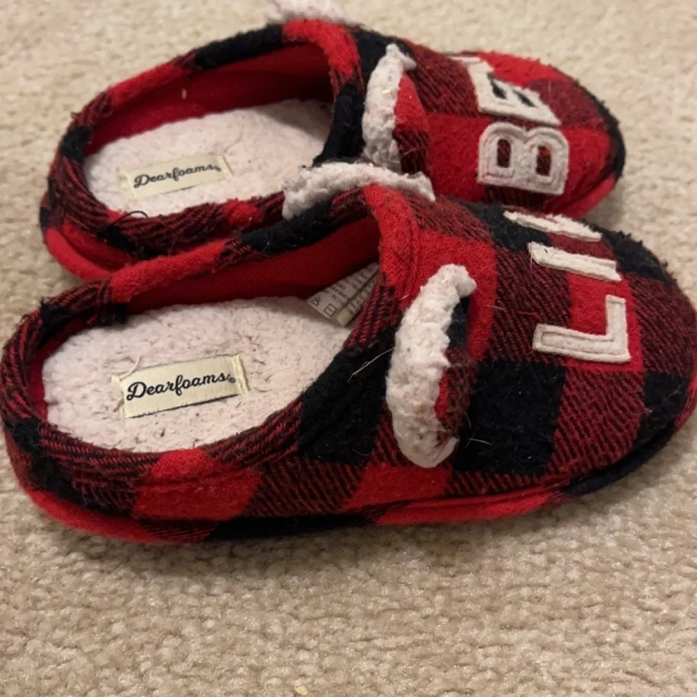 Dear foams lil bear toddler slippers